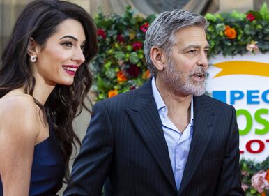 George Clooney e Amal: red carpet nel cuore di Edimburgo  7