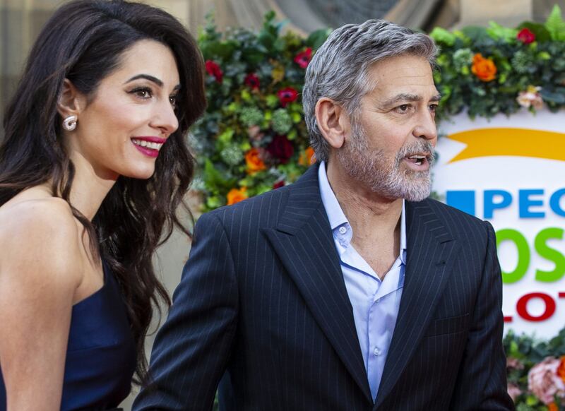 George Clooney e Amal: red carpet nel cuore di Edimburgo 7