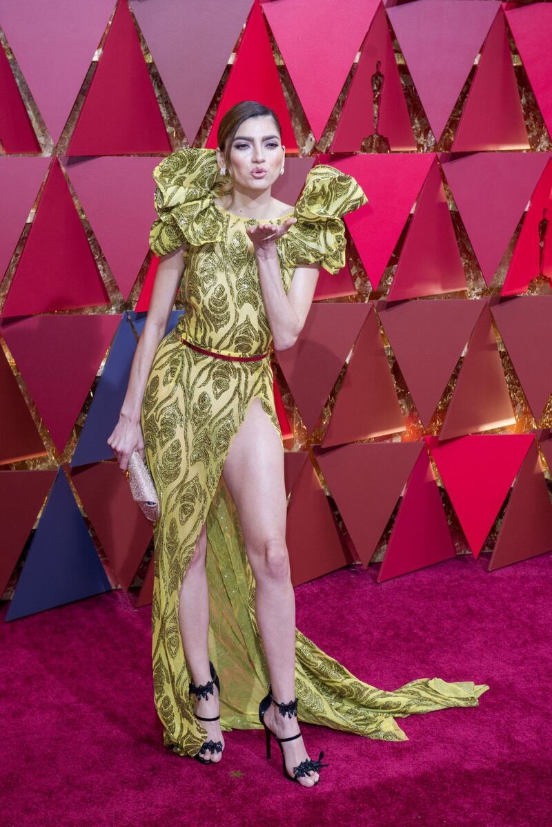 Blanca Blanco alla notte degli Oscar 1