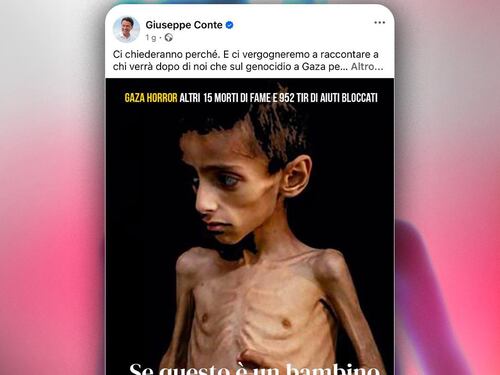 "Sei uno sciacallo". Conte nella bufera: la vergogna sulla foto del bimbo scheletrico