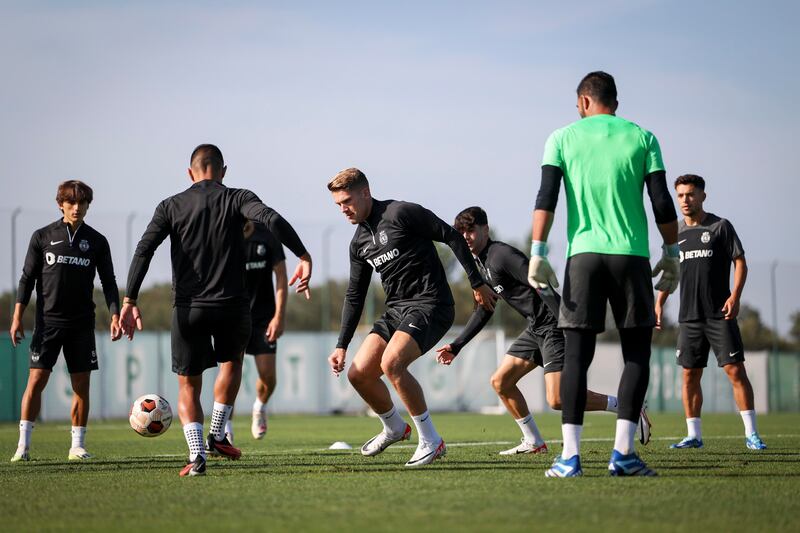 Sporting Lisbona allenamento
