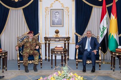 Generale Iannucci, il saluto ai contingenti nazionali in Kuwait e Iraq 16