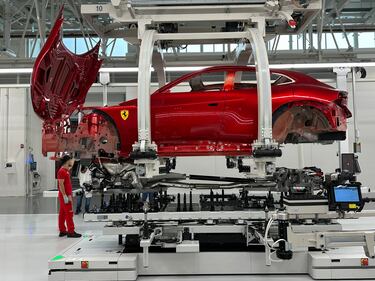 L'e-building Ferrari a Maranello 5