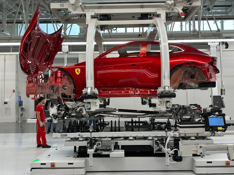 L'e-building Ferrari a Maranello 5
