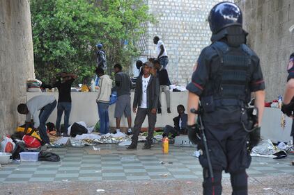 Ventimiglia, sgomberati gli immigrati al confine 1
