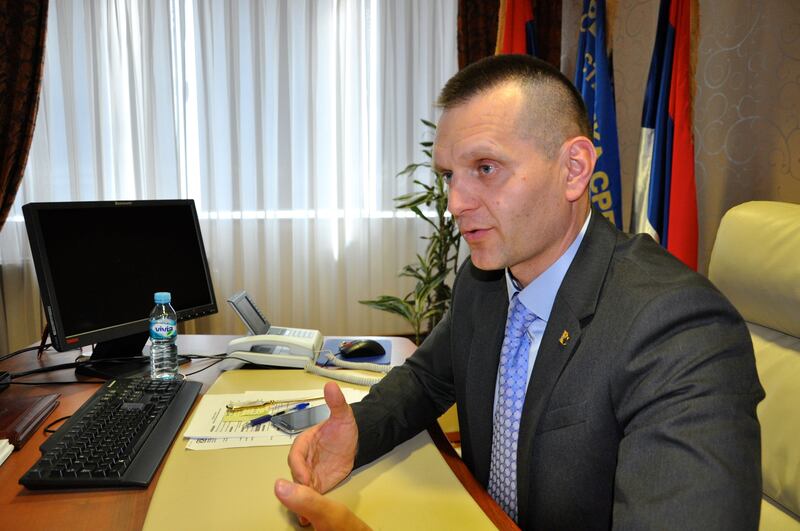 Il minstro dell'Interno della Republika Srpska, Dragan Lukac