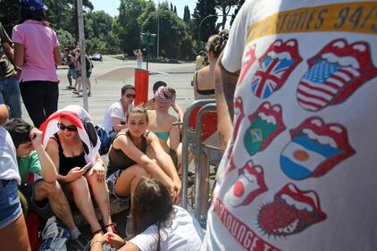 I fan in attesa del concerto dei Rolling Stones a Roma 6