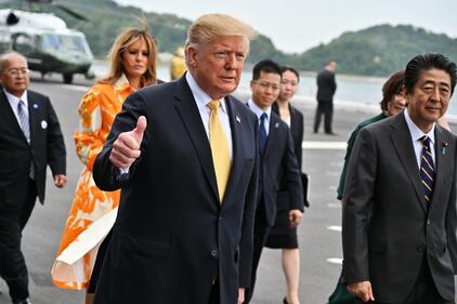 Il Presidente Trump e la First Lady in visita in Giappone  2