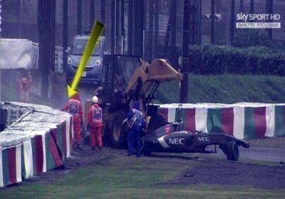 Gp di Suzuka, l'incidente di Bianchi 4
