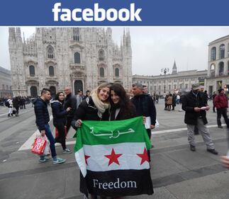Greta e Vanessa alla manifestazione per la Siria a Milano 2