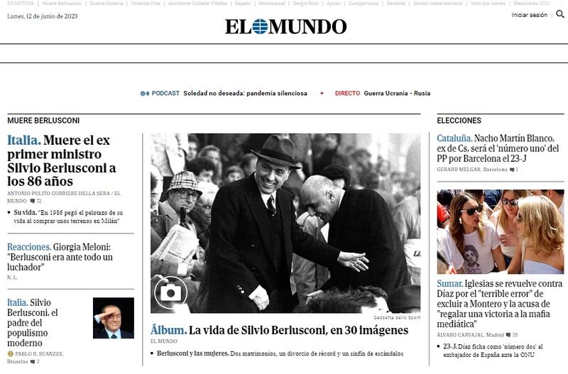 I giornali stranieri ricordano Berlusconi 3