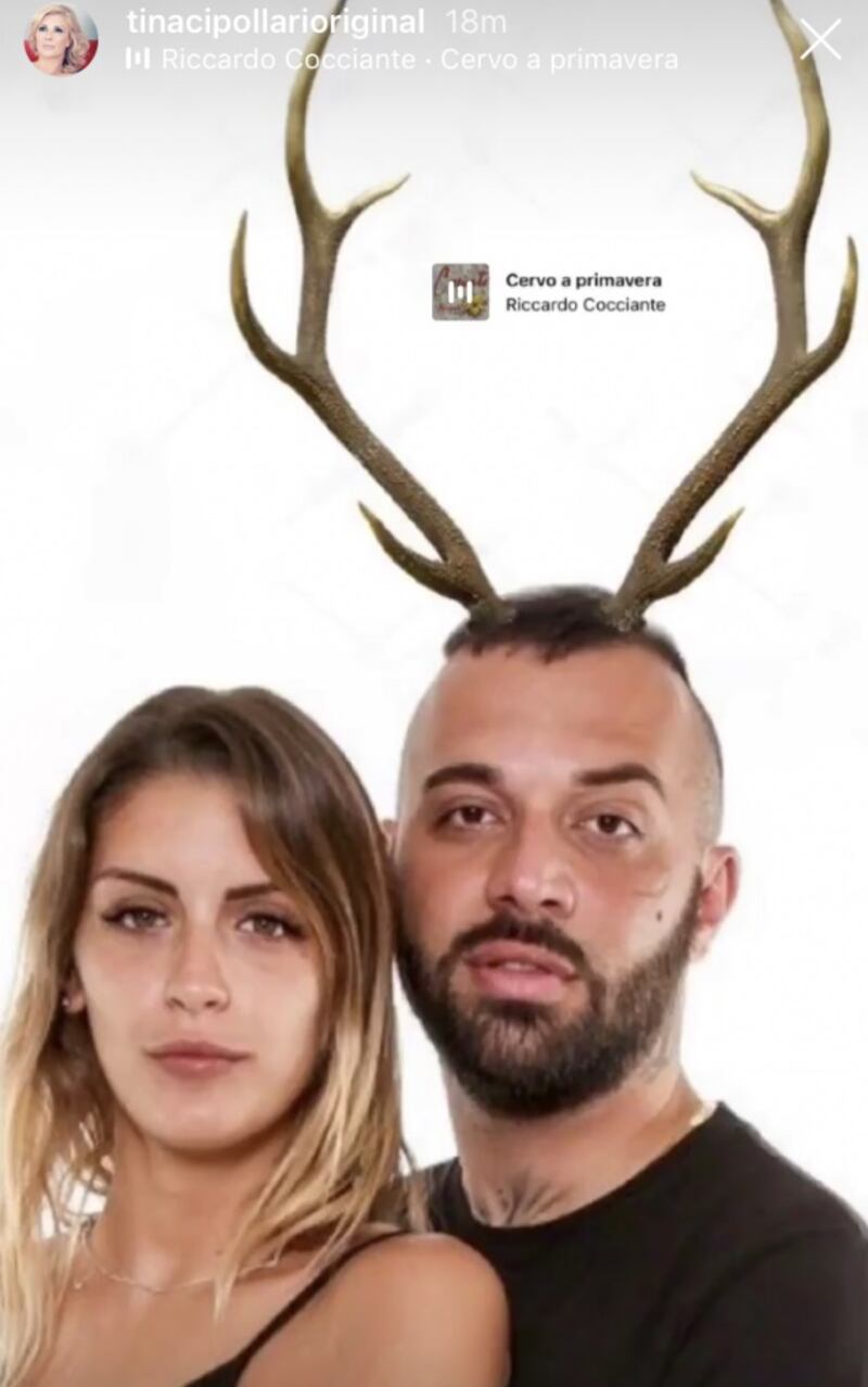 Tina Cipollari, post vs Er Faina