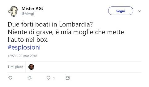 Dopo i boati scoppia l'ironia sui social 1