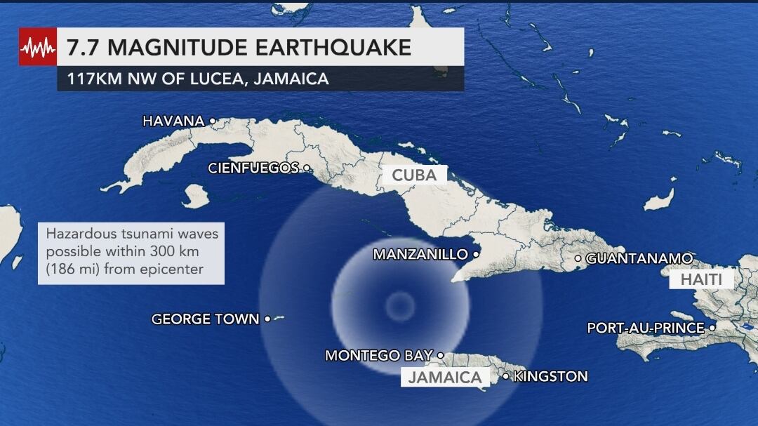 Terremoto di 7.7 in Giamaica, paura anche in Albania