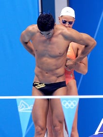 Federica Pellegrini e Filippo Magnini a Londra