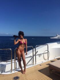 Rihanna, vacanze italiane in barca 2