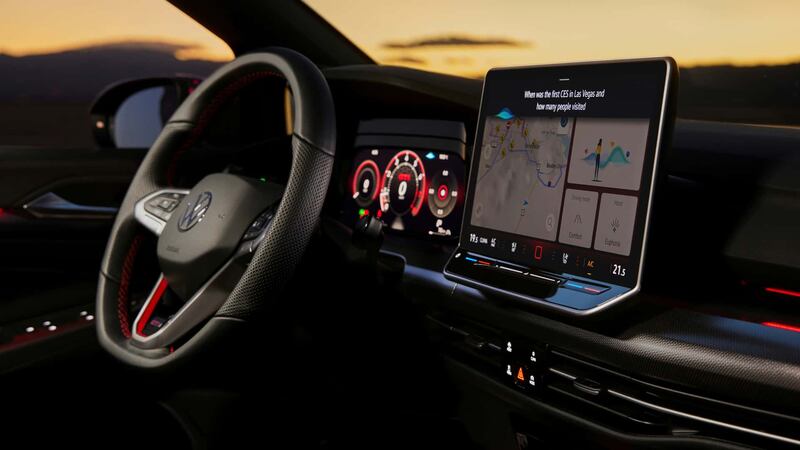 Volkswagen Golf GTI 2024 al CES di Las Vegas, guarda tutte le foto 9