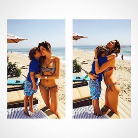 Aida Yespica: sexy in spiaggia, i selfie su Instagram 5