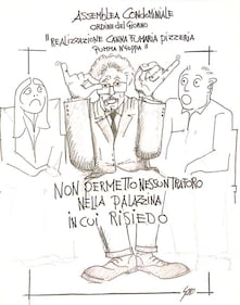 La vignetta del giorno: Toninelli all'assemblea condominiale 1
