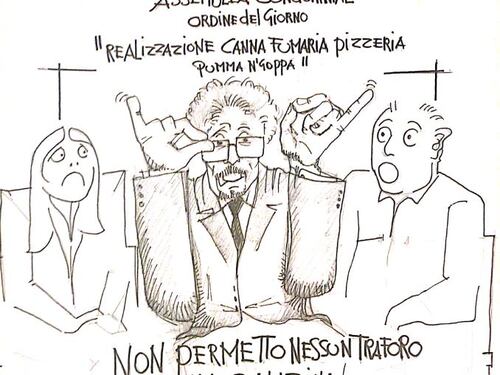 La vignetta del giorno: Toninelli all'assemblea condominiale