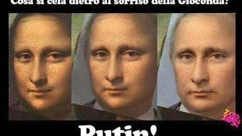Dietro la Gioconda il volto di Putin?