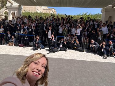 Giorgia Meloni accoglie i leader del G7 1