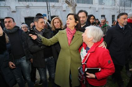La Boldrini al corteo antirazzista di Milano 6