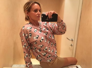 Justine Mattera topless per il servizio di moda 28