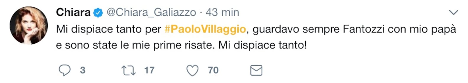 Paolo Villaggio, il messaggio dei vip 2