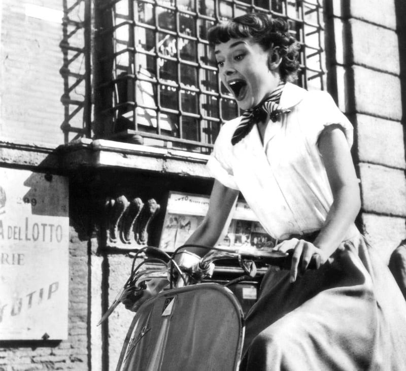 Audrey Hepburn in "Vacanze romane"