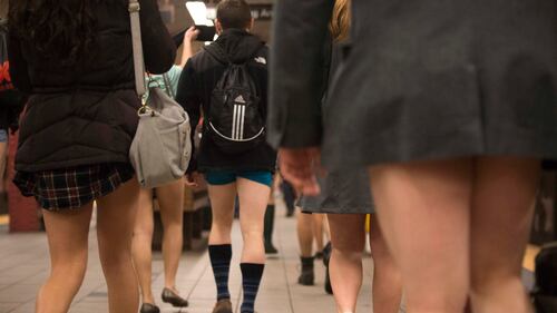 No Pants Subway Ride: in mutande in metro 5