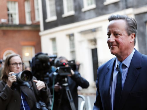 Il ritorno di Cameron (ministro post Brexit)