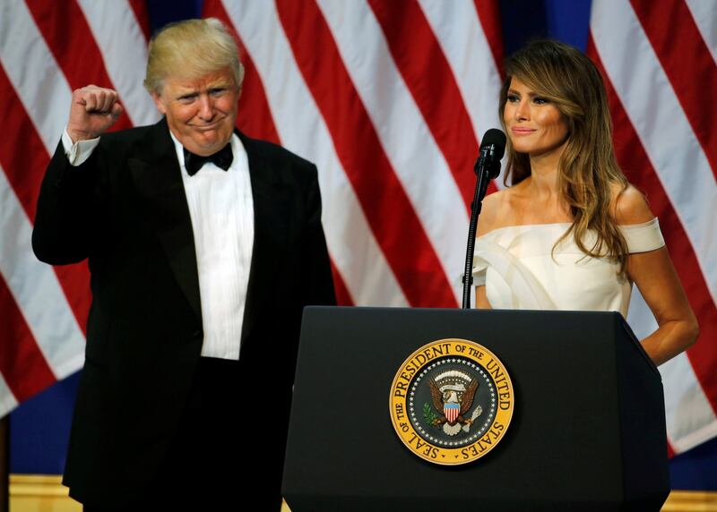Melania e Donald Trump, coppia presidenziale 26