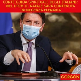 Ecco la satira del giorno. Conte guida spirituale degli italiani 1