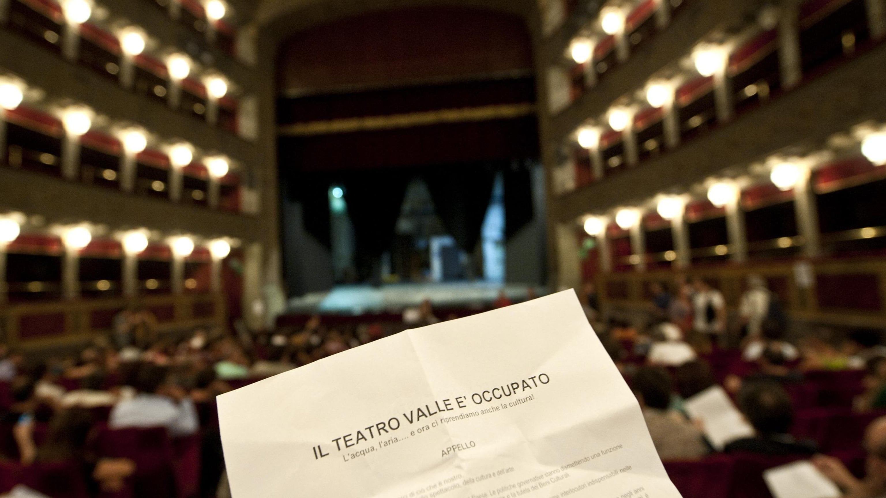 Il Teatro Valle libero dopo tre anni di occupazione illegale