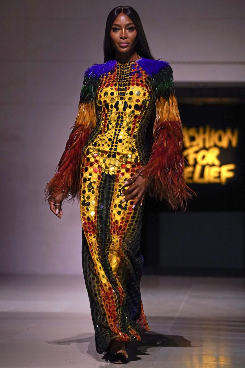 Naomi Campbell alla London Fashion Week: foto 6