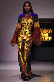 Naomi Campbell alla London Fashion Week: foto 6