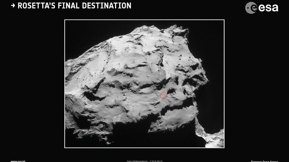 Finita la corsa di Rosetta, la sonda atterra sulla cometa 67/P