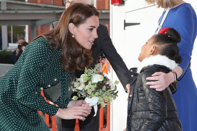 Kate Middleton e il Principe William con i bimbi in ospedale: foto 10