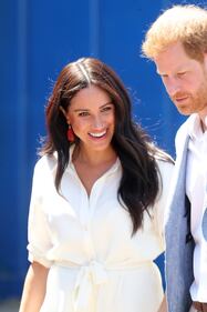 I duchi di Sussex mano nella mano nella visita ufficiale a Johannesburg 7