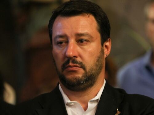 Funerali Buonanno, il dolore di Matteo Salvini