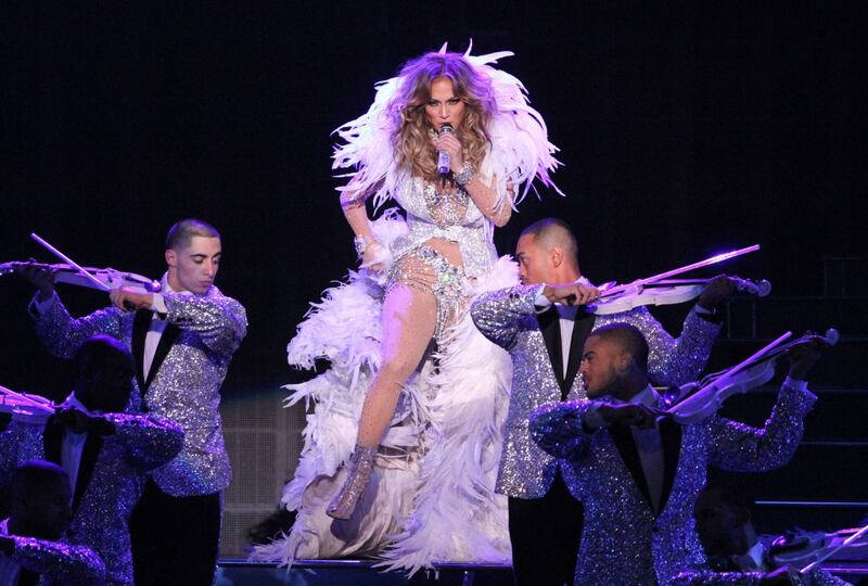 Jennifer Lopez, trasparenze a Las Vegas 39