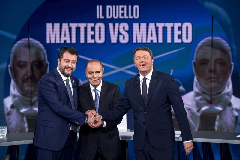 Matteo vs Matteo: Salvini e Renzi da Vespa 1