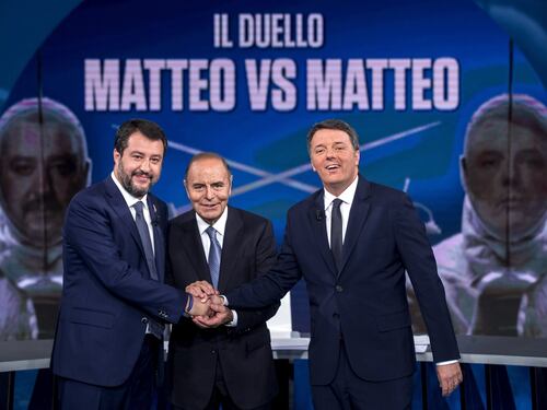 Matteo vs Matteo: Salvini e Renzi da Vespa