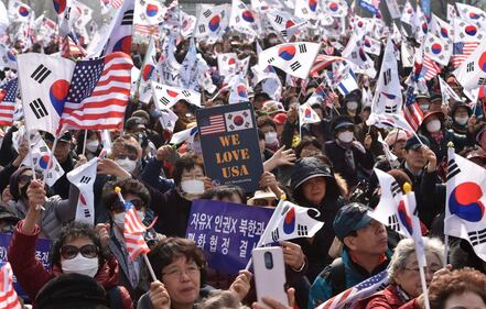 Corea del Sud, manifestazione contro politiche del presidente Moon Jae-in 5