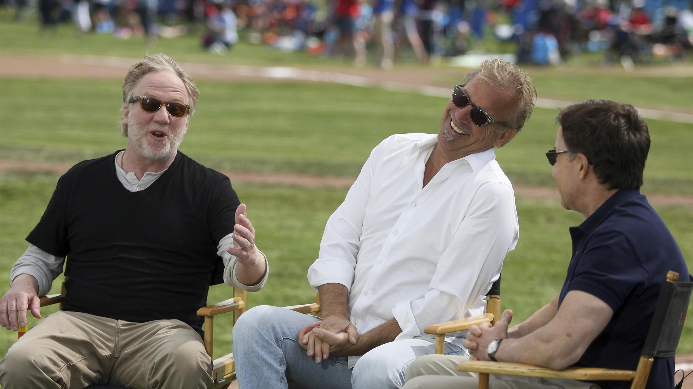 Match ufficiale di Major League sul set del film di Kevin Costner