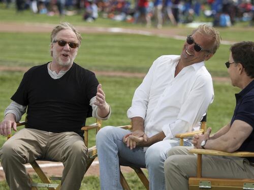 Match ufficiale di Major League sul set del film di Kevin Costner