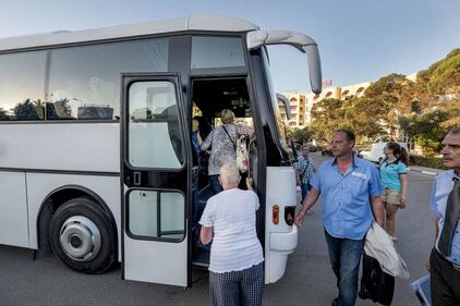 Sousse, turisti in fuga 1