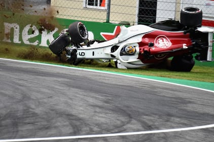 Formula Uno, Monza: la sequenza del terribile incidente di Ericsson 2