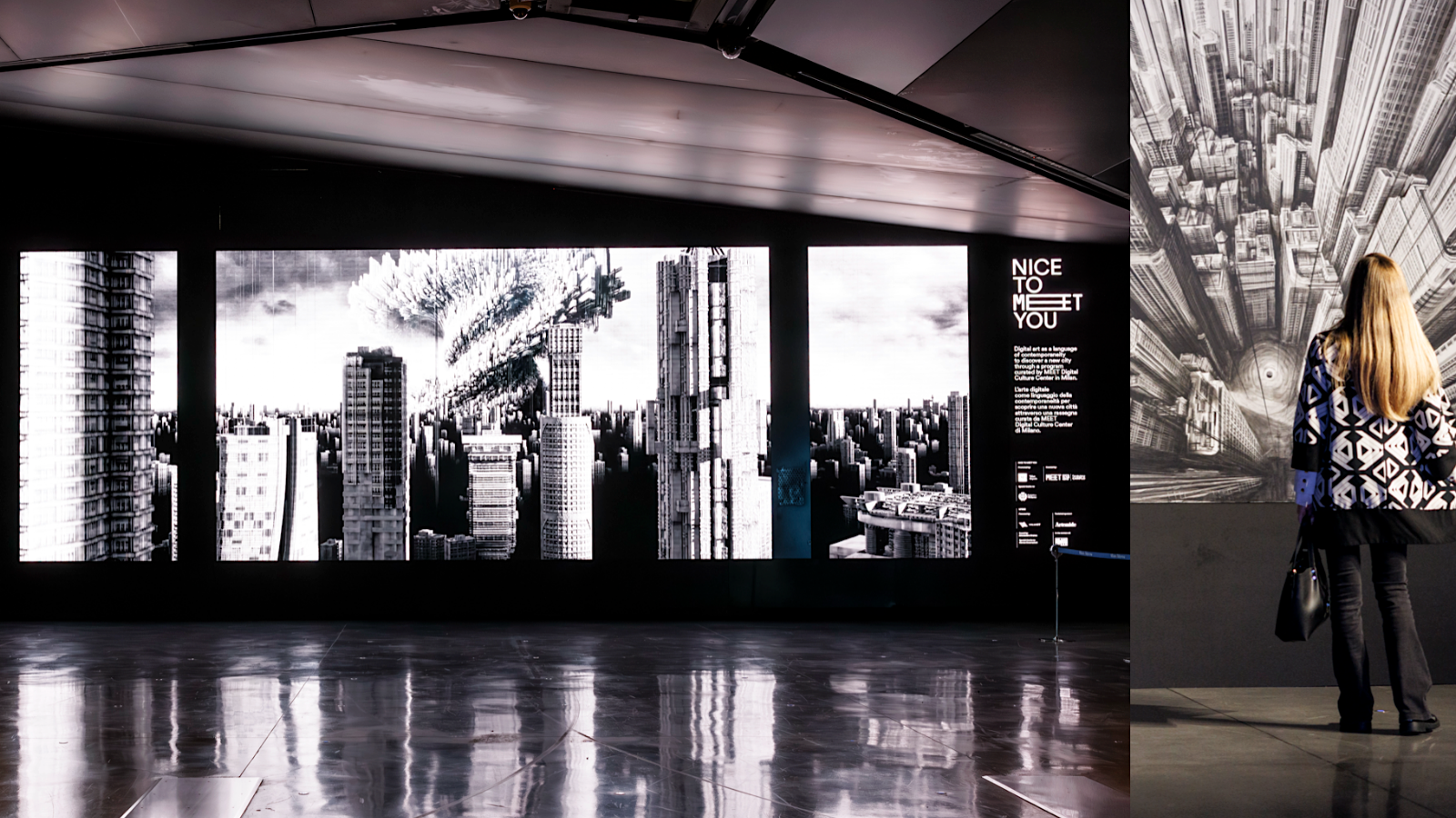 Uprise, l’arte digitale di Giampietro a Malpensa